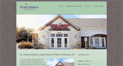 Desktop Screenshot of firstchoicepeds.com
